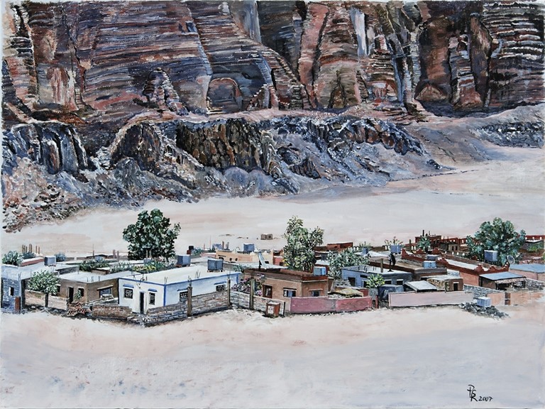 Un Village du Wadi Rum, Sur la Route d’Aqaba à Petra