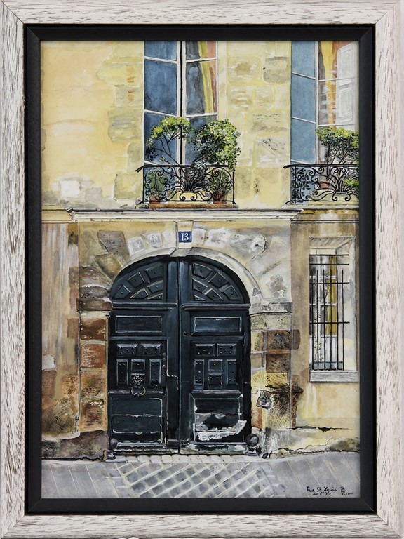 Paris, Ile Saint Louis, rue Saint Louis