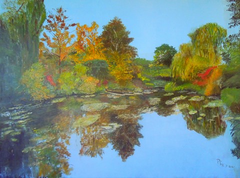 Giverny Peinture de lac
